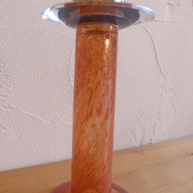 Oiva Toikka / オイバ・トイッカ ヌータヤルヴィ Pro Arte Primo candle stand キャンドルスタンド【オレンジ】 サブ画像1