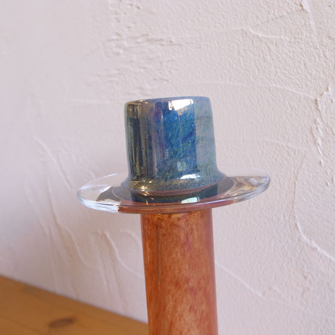 Oiva Toikka / オイバ・トイッカ ヌータヤルヴィ Pro Arte Primo candle stand キャンドルスタンド【オレンジ】 サブ画像2