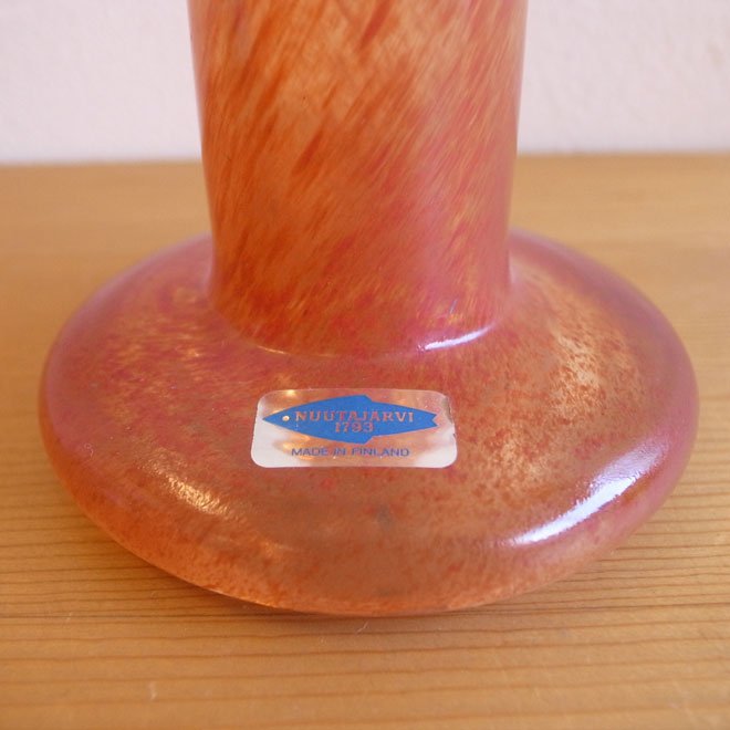 Oiva Toikka / オイバ・トイッカ ヌータヤルヴィ Pro Arte Primo candle stand キャンドルスタンド【オレンジ】 サブ画像3