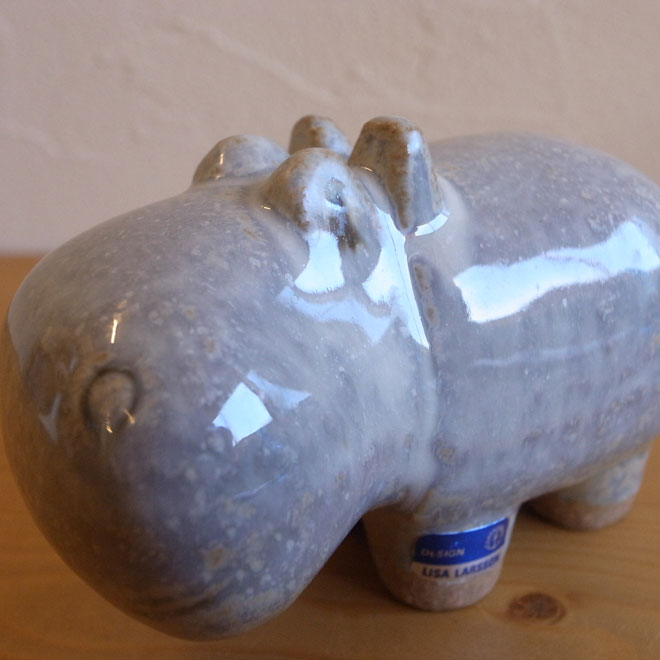 Lisa Larson / リサ・ラーソン グスタフスベリ Menageri Hippo サブ画像3