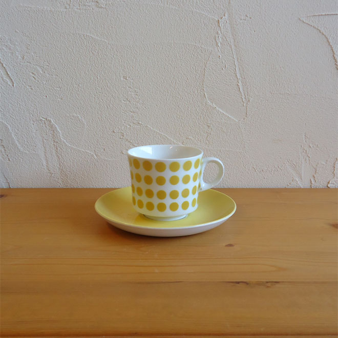 ARABIA Polka Dot / ポルカドット コーヒーカップ＆ソーサー メイン画像