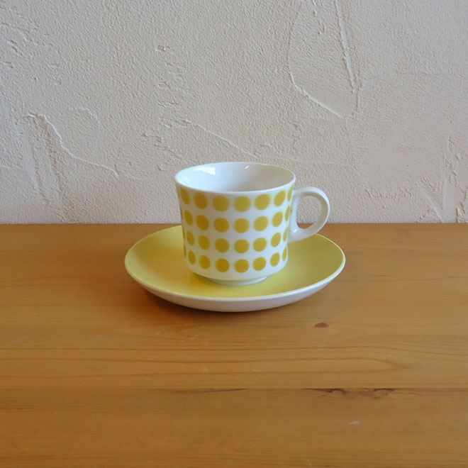 ARABIA Polka Dot / ポルカドット コーヒーカップ＆ソーサー メイン画像