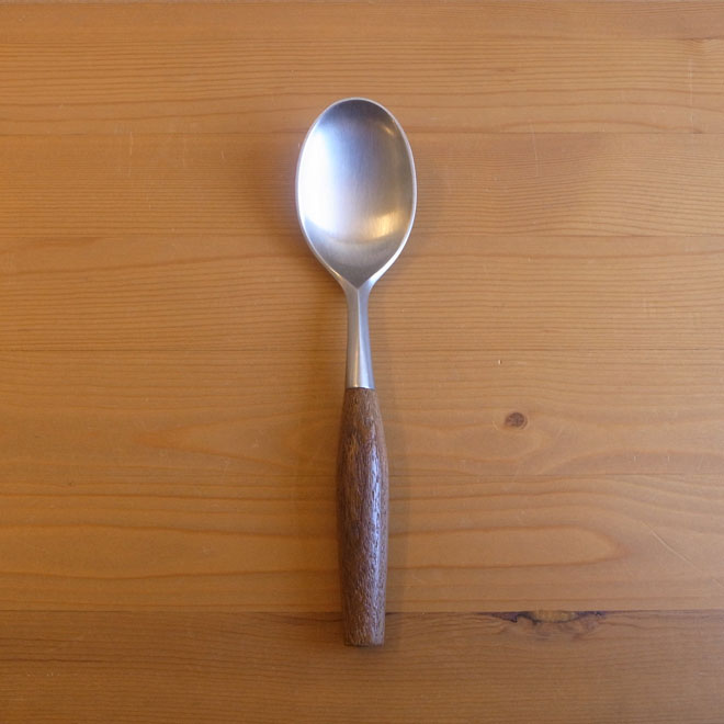 Jens.H.Quistgaard / イェンス・クイストゴー ダンスク Fjord / フィヨルド スプーンL【ステンレス×チーク】 メイン画像