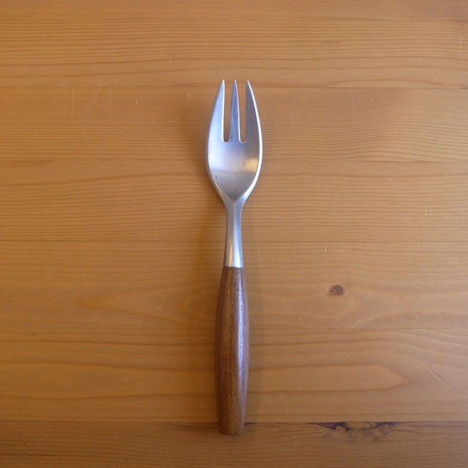 Jens.H.Quistgaard / イェンス・クイストゴー ダンスク Fjord / フィヨルド フォークS【ステンレス×チーク】 メイン画像