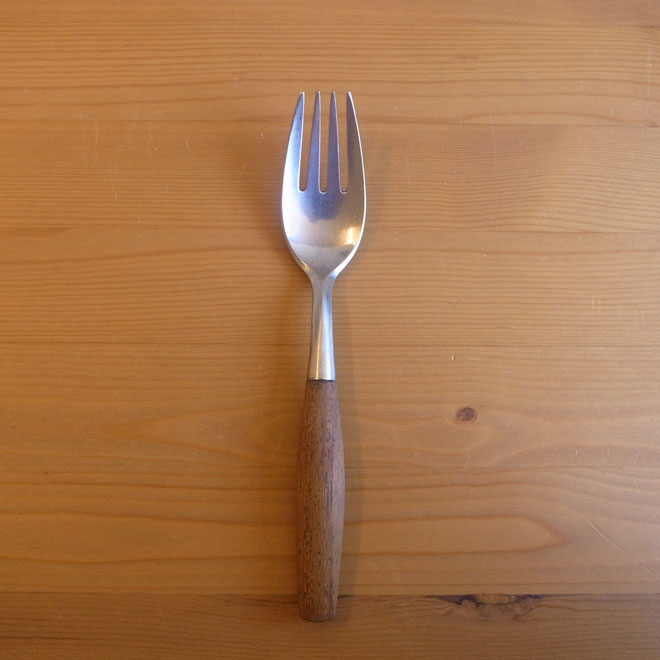 Jens.H.Quistgaard / イェンス・クイストゴー ダンスク Fjord / フィヨルド フォークL【ステンレス×チーク】 メイン画像