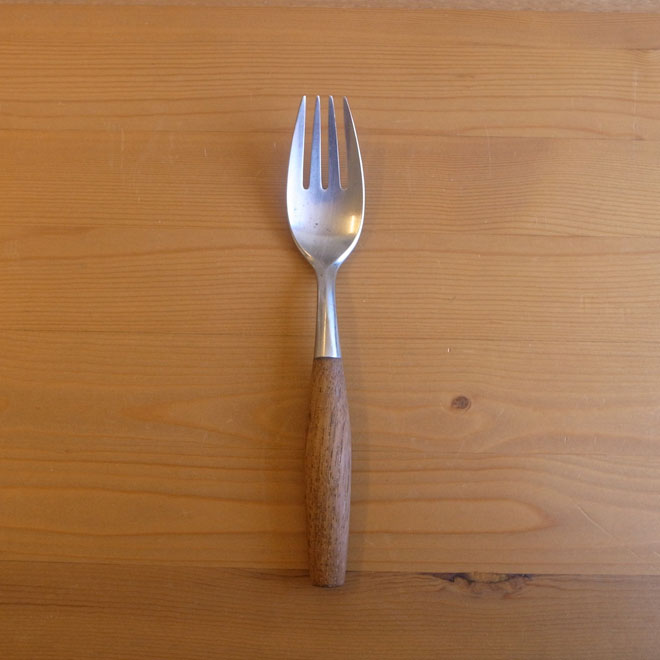 Jens.H.Quistgaard / イェンス・クイストゴー ダンスク Fjord / フィヨルド フォークL【ステンレス×チーク】 メイン画像