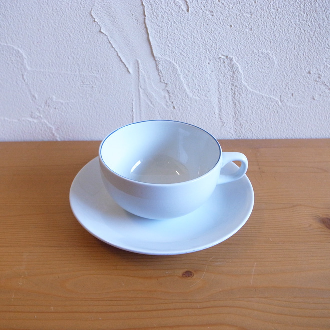 Grethe Meyer / グレーテ・マイヤー ロイヤル・コペンハーゲン blue line カップ&ソーサー 北欧ビンテージ雑貨 サブ画像1