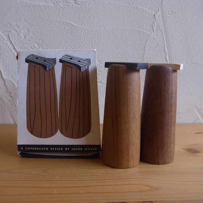 Jacob Jensen Salt＆Pepper Shaker 【チーク】　北欧ビンテージ雑貨 サブ画像7