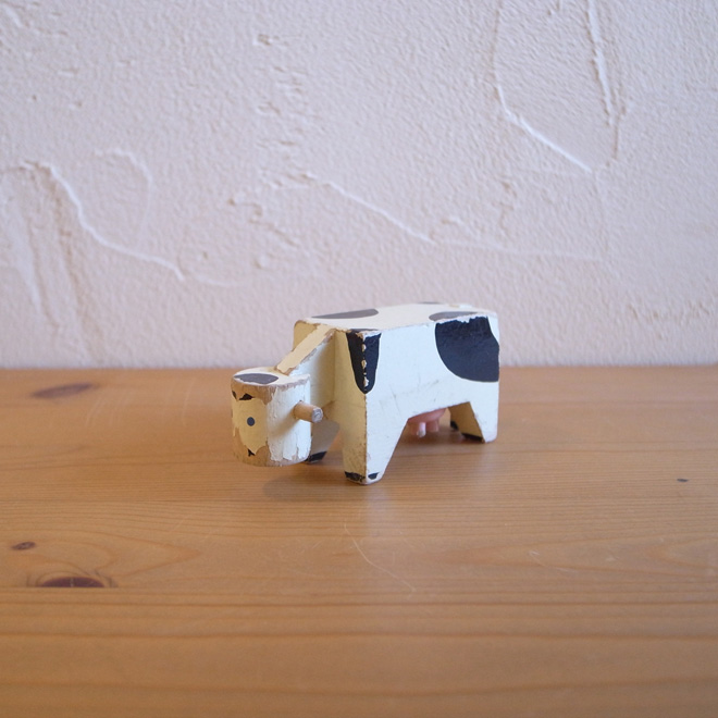 Kay Bojesen / カイ・ボイスン 農場シリーズ COW　牛【ビーチ】 北欧ビンテージ雑貨 メイン画像