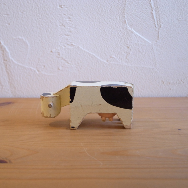 Kay Bojesen / カイ・ボイスン 農場シリーズ COW　牛【ビーチ】 北欧ビンテージ雑貨 サブ画像1