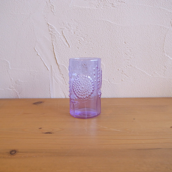 Oiva Toikka / オイバ・トイッカ ヌータヤルヴィ Flora / フローラ タンブラー 230ml【アメジスト】 北欧ビンテージ雑貨 メイン画像