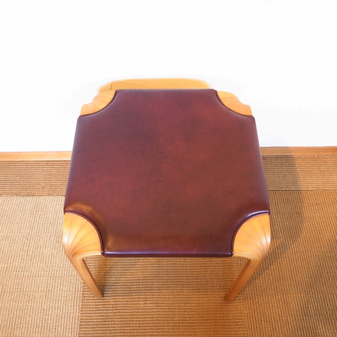 Alvar Aalto / アルヴァ・アアルト X601 スツール【レザー】 北欧ビンテージ家具 サブ画像2