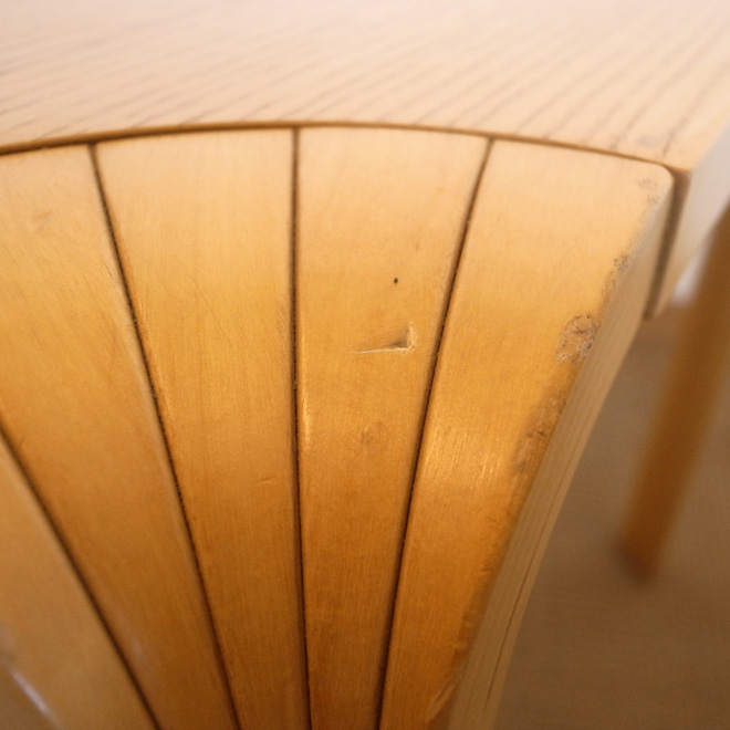 Alvar Aalto / アルヴァ・アアルト X601 スツール【アッシュ】 北欧ビンテージ家具 サブ画像7