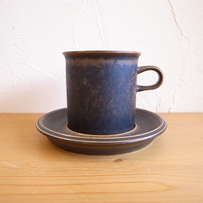 Ulla Procope / ウラ・プロコッペ ARABIA ルスカ カップ＆ソーサー 北欧ビンテージ雑貨 サブ画像1