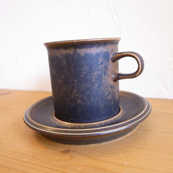 Ulla Procope / ウラ・プロコッペ ARABIA ルスカ カップ＆ソーサー 北欧ビンテージ雑貨 サブ画像3