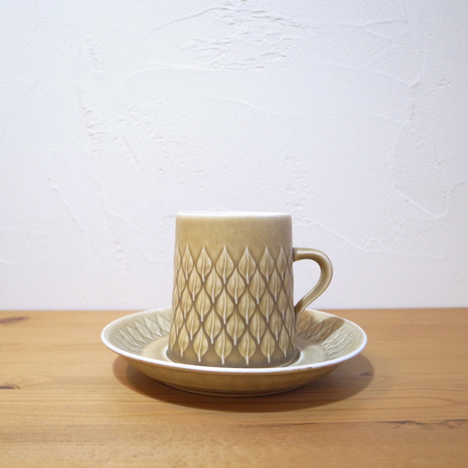 Jens.H.Quistgaard / イェンス・クイストゴー B&G Relief / レリーフ コ ーヒーカップ＆ソーサー 北欧ビンテージ雑貨 メイン画像
