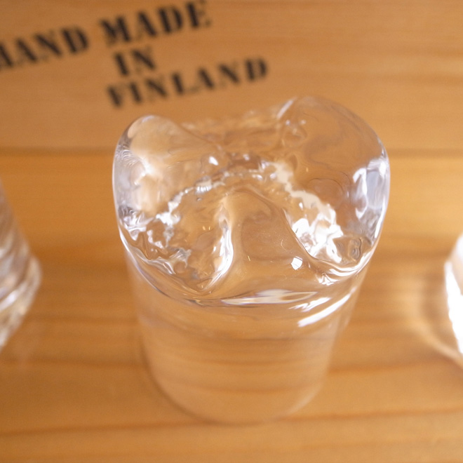 Tapio Wirkkala / タピオ・ウィルッカラ イッタラ Gaissa ショットグラス 4個入り 木箱付き 北欧ビンテージ雑貨 サブ画像7