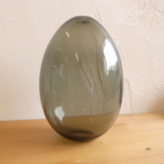 Kaj Franck / カイ・フランク ヌータヤルヴィ Soap Bubble ベース グレー 北欧ビンテージ雑貨 サブ画像1