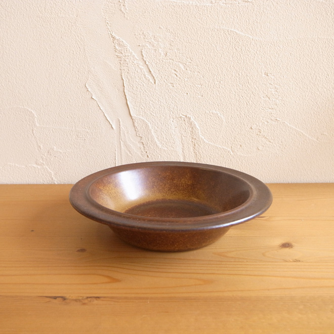 Ulla Procope / ウラ・プロコッペ ARABIA Ruska / ルスカ ディーププレート　17.5cm 北欧ビンテージ雑貨 メイン画像