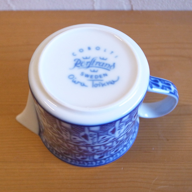Oiva Toikka / オイバ・トイッカ ロールストランド Cobolti クリーマー 北欧ビンテージ雑貨 サブ画像4