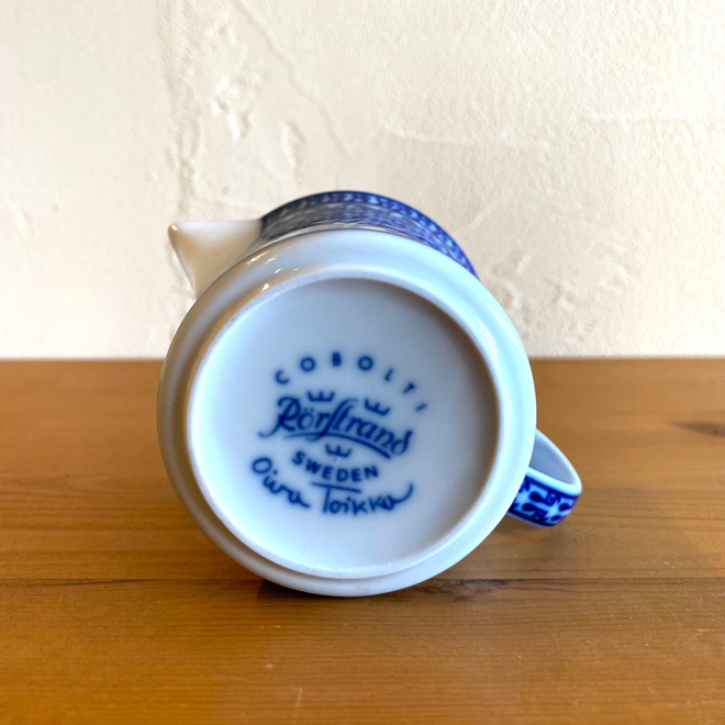 Oiva Toikka / オイバ・トイッカ ロールストランド Cobolti クリーマー 北欧ビンテージ雑貨 サブ画像4