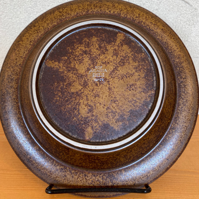 Ulla Procope / ウラ・プロコッペ ARABIA Ruska / ルスカ ディーププレート 20cm 北欧ビンテージ雑貨 サブ画像2