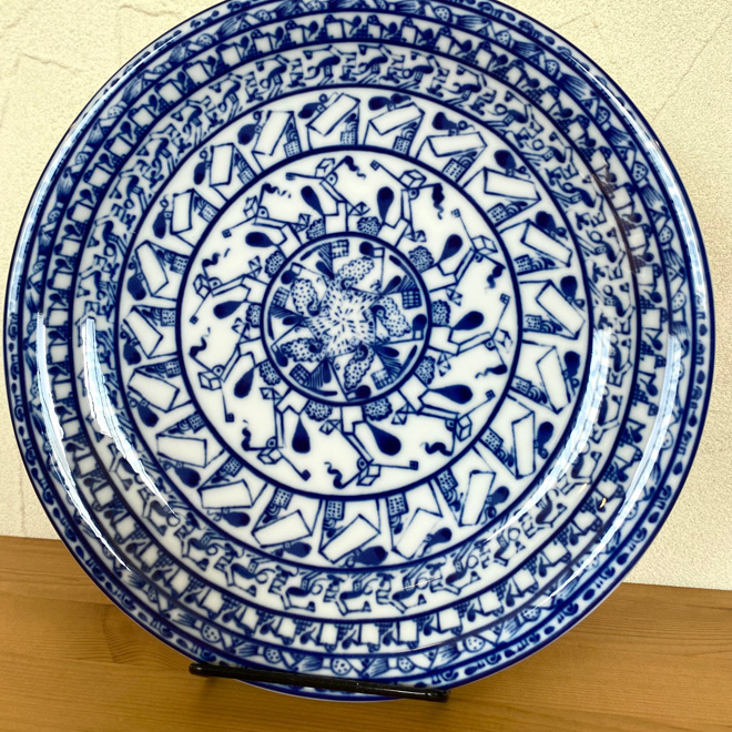 Oiva Toikka / オイバ・トイッカ ロールストランド Cobolti ディナープレート 27cm 北欧ビンテージ雑貨 サブ画像1