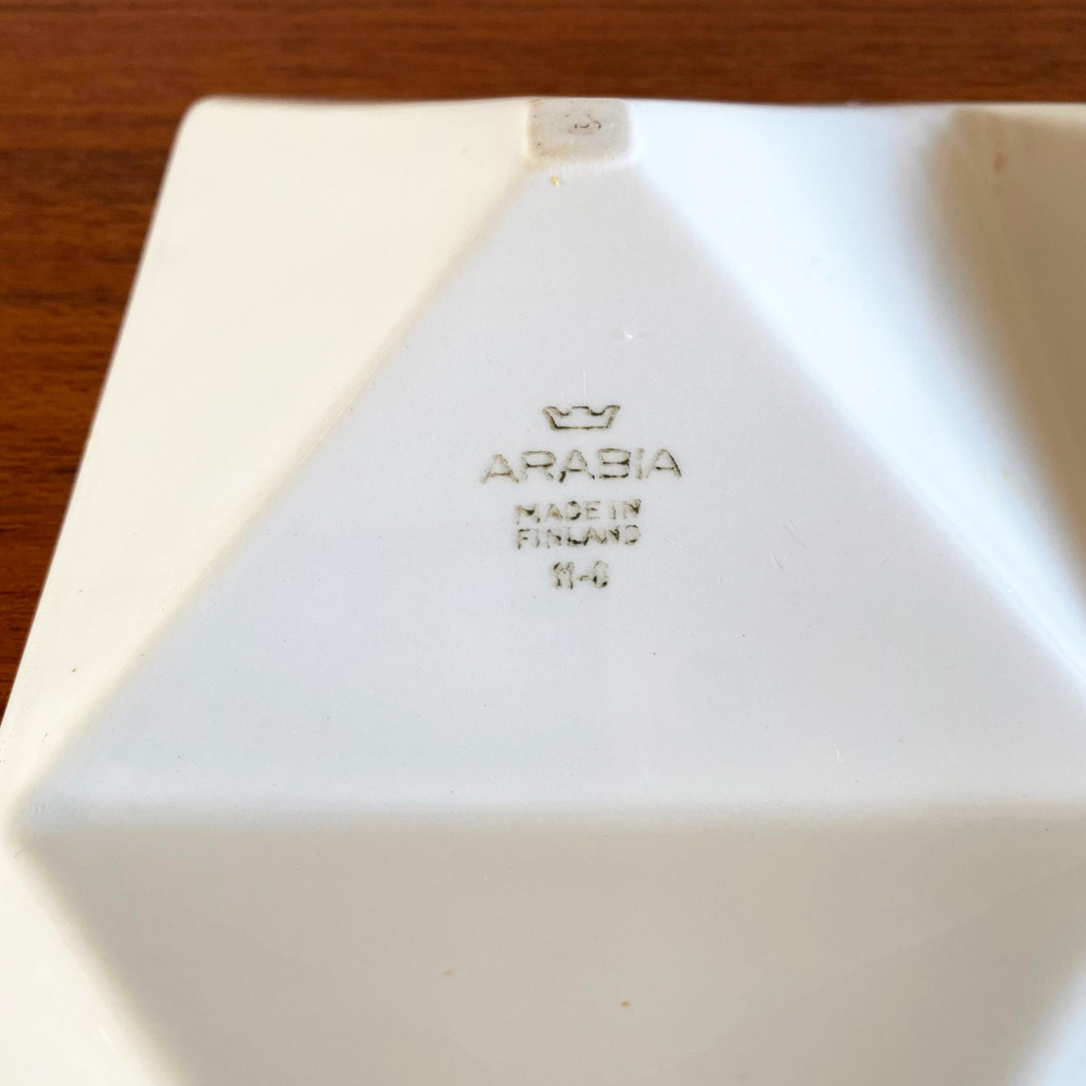 Kaj Franck / カイ・フランク KF-1 オリガミ プレート ARABIA 北欧ビンテージ雑貨 サブ画像4