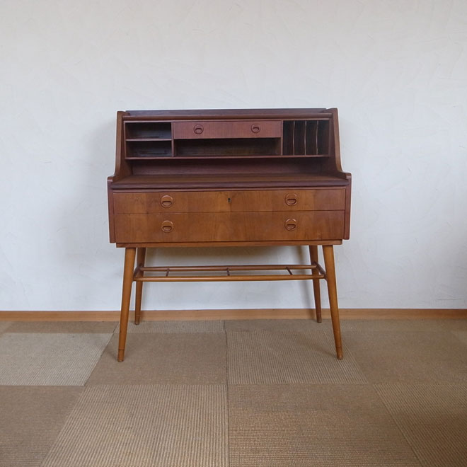 デンマーク製ライティングデスク【委託品】【teak】 メイン画像