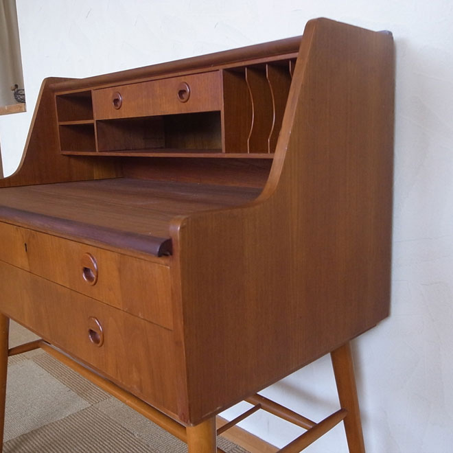 デンマーク製ライティングデスク【委託品】【teak】 サブ画像3