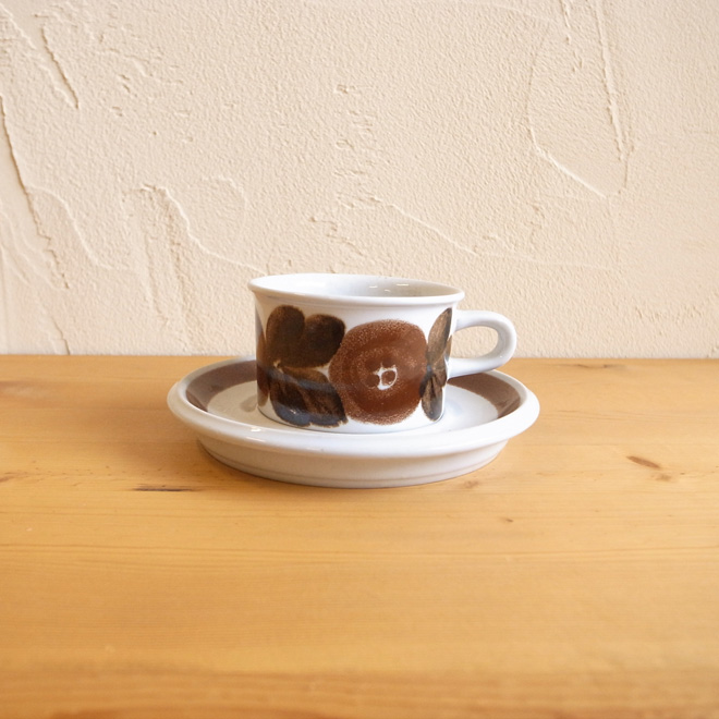 Ulla Procope / ウラ・プロコッペ ARABIA Rosmarin / ロスマリン デミタスカップ＆ソーサー 北欧ビンテージ雑貨 メイン画像