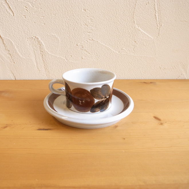 Ulla Procope / ウラ・プロコッペ ARABIA Rosmarin / ロスマリン デミタスカップ＆ソーサー 北欧ビンテージ雑貨 サブ画像1