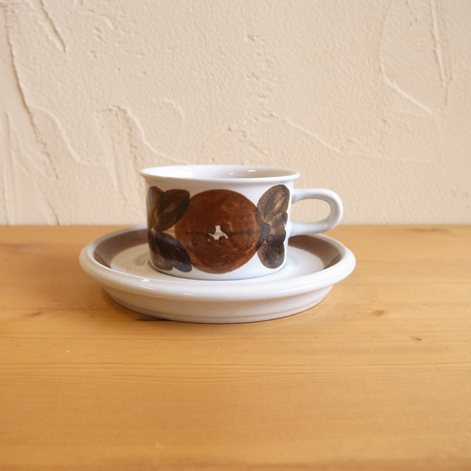 Ulla Procope / ウラ・プロコッペ ARABIA Rosmarin / ロスマリン デミタスカップ＆ソーサー 北欧ビンテージ雑貨 メイン画像