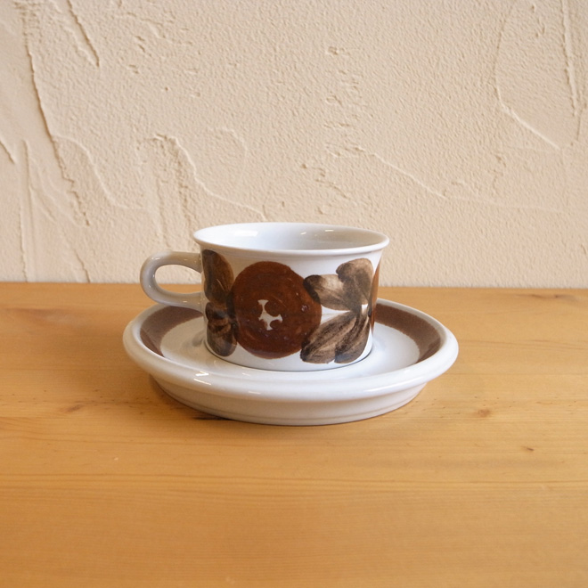 Ulla Procope / ウラ・プロコッペ ARABIA Rosmarin / ロスマリン デミタスカップ＆ソーサー 北欧ビンテージ雑貨 サブ画像1