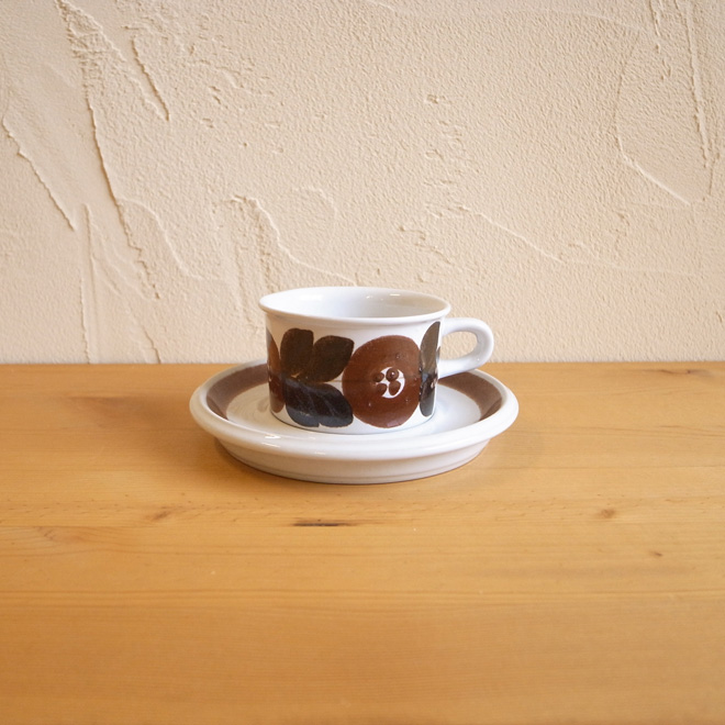 Ulla Procope / ウラ・プロコッペ ARABIA Rosmarin / ロスマリン デミタスカップ＆ソーサー 北欧ビンテージ雑貨 メイン画像