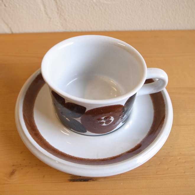 Ulla Procope / ウラ・プロコッペ ARABIA Rosmarin / ロスマリン デミタスカップ＆ソーサー 北欧ビンテージ雑貨 サブ画像2