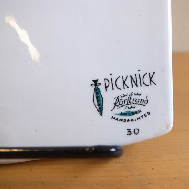 Marianne Westman / マリアンヌ・ウエストマン ロールストランド Picknick サービングボード 北欧ビンテージ雑貨 サブ画像6