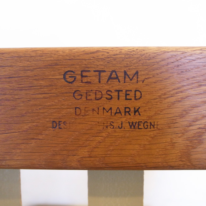 Hans J.Wegner / ハンス・J・ウェグナー GETAMA GE375 イージーチェア＆オットマン【委託品】【オーク材】